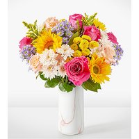 In Good Spirits Bouquet - Deluxe with Marble Vase - FedEx