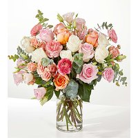 Good Luck Charm Bouquet - Deluxe with Clear Vase - FedEx