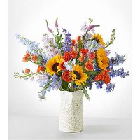Full Nest Bouquet - Deluxe with Sculpted Vase - FedEx