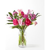 Love on the Line Calla Lily Bouquet - Standard with Vase - FedEx