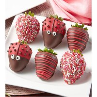 Cutie Bug Belgian Chocolate Covered Strawberries - 6pc - FedEx
