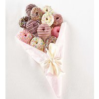 Belgian Chocolate Covered Mini Donut Bouquet - FedEx