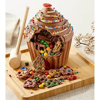Breakable Belgian Chocolate Confetti Treat Cupcake - FedEx