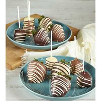 Belgian Chocolate Dipped Strawberries and Cheesecake Pops - FedEx