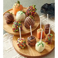 Chocolate Covered Fall Strawberries and Cheesecake Pops - FedEx