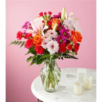 Second Chances Bouquet and Candle Set