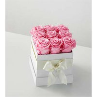 Pink Forever Roses - 9 Preserved Roses - FedEx
