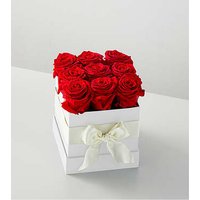 Red Forever Roses - 9 Preserved Roses - FedEx