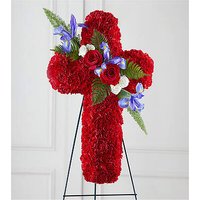 Faithful Hero Floral Cross