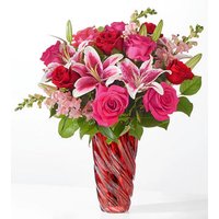 Always You Bouquet with Luxe Swirl Vase