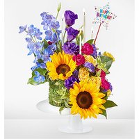 Star of the Day Floral Cake