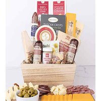 Premium Charcuterie and Cheese Gift Basket - FedEx