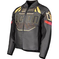 Icon Contra3 Rizz Rizz Jacket - Black/Brown/Red/Yellow