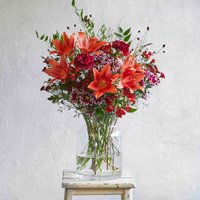 Magical Christmas Flowers - Christmas Flowers Delivery - Delivered Direct - Set Day (Free) Or Next Day - Christmas Bouquets (Size: Showstopper) image