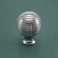Queen Anne Fluted Beehive Furniture Knobs