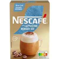 Kaffeeberater 6 Nescafé Gold Cappuccino Weniger Süß, 10 Portionen