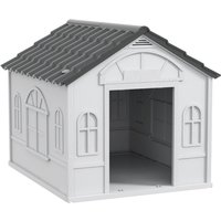 Pawhut Weather-resistant Dog House - Grey