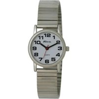 Ravel Ladies Silver Analogue Watch - Chic Silver Finish