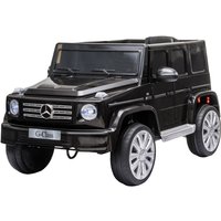 Kids Electric Ride-on Car Mercedes Benz G500 12v Remote Control - Black, 3-5km/h