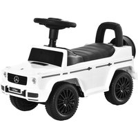 Benz G350 Inspired Kids Ride On Sliding Car With Under Seat Storage - White