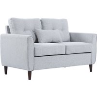Linen Upholstered 2-seater Sofa - 140cm Width