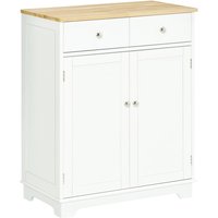 Rubber Wood Kitchen Cupboard Side Cabinet With Adjustable Shelf - 18mm X 10mm