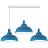 Ledsone Industrial 3 Light Pendant Fitting - 95cm Adjustable Cable