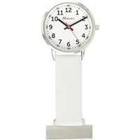 Ravel White Silicone Nurses Fob Watch