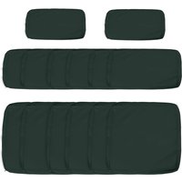 Outsunny Polyester Rattan Sofa Cushion Cover Set - Grey