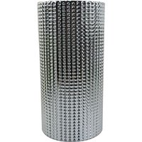 Leaf 30cm Silver Dot Glass Vase - Home Decor