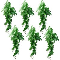 Leaf Artificial Trailing Philodendron Plant - Large Realistic Leaves, 6 X 50cm