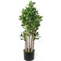 Leaf Artificial Deluxe 75cm Green Jade Plant - Realistic Low Maintenance Decor