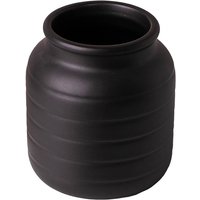 Leaf Black Vase Planter 13 X 13 X 14cm