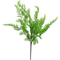 Leaf 50cm Southern Wood Fern Bush Artificial Plant - Dark Green