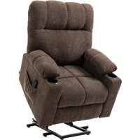 Homcom Electric Riser Recliner Chair - Brown