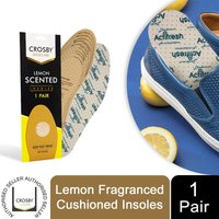 Crosby Lemon Scented Unisex Full-length Insoles For Boots & Shoes - Enhanced Comfort