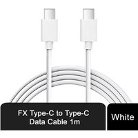 Fx Braided Usb-c To Usb-c Data Cable, 1 Metre, Android Sync & Charge
