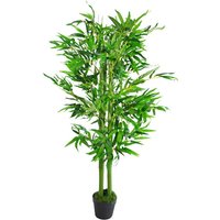 Leaf 120cm Extra Large Artificial Bamboo Plant Tree - Green