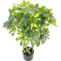 Leaf 70cm Artificial Twisted Stem Gold Capella Arboricola Bonsai Plant