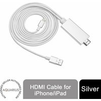 Aquarius Full Hd Hdmi Connector Cable For Phone/pad - Silver