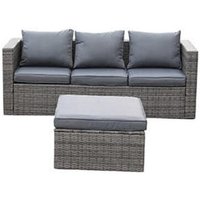 Msl Premium Rattan Sofa Set For Garden & Patio