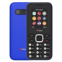 Ttfone Tt150 Unlocked Basic Mobile Phone - Blue, Dual Sim, Long Battery, Camera, Games, Ee Payg