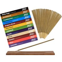 Natural Choice Incense 12-fragrance Gift Pack With Wooden Burner Holder