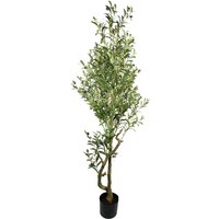 Artificial Olive Tree 160cm - 1296 Leaves, 72 Olives
