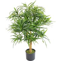Leaf 100cm Artificial Dracaena Plant Tree With Pot Premium Range