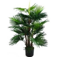 Leaf 90cm Artificial Fan Palm Tree