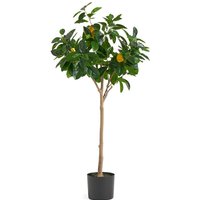 Leaf 120cm Premium Artificial Lemon Tree - Lifelike Mediterranean Botanical Accent