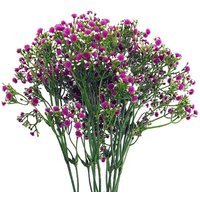 Leaf Artificial Gypsophila Stems - Soft Pink, 55cm, Pack Of 6