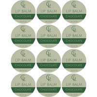Green Laurels Handmade Eco-friendly Chocolate Lip Balm Tins - 13g X12