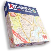 A To Z Southampton 1000 Piece Jigsaw Puzzle - Detailed Map